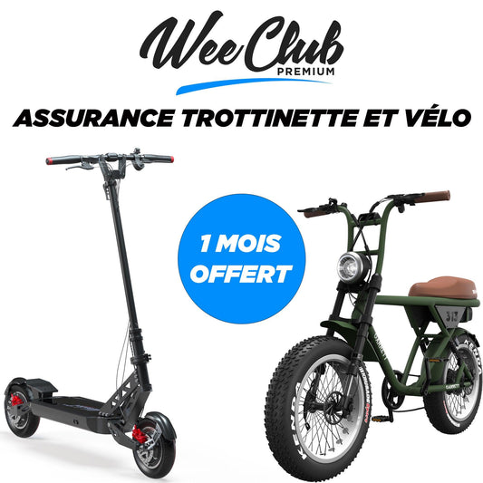 Assurance Trottinette Electrique Et EDPM - Weeclub Premium (1 Mois Offert sous réserve de validation contrat après achat)