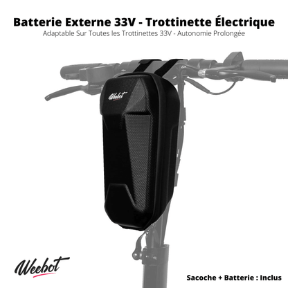 Batterie Externe Trottinette Électrique 33V - Rallonge Autonomie