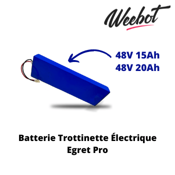 Batterie Trottinette Électrique 48V Pro - Egret (Batterie Uniquement)