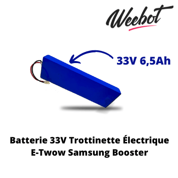 Batterie Trottinette Électrique 33V Samsung Booster - E-TWOW (Batterie Uniquement)