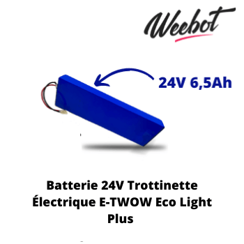 Batterie Trottinette Électrique 24V Eco Light Plus - E-TWOW (Batterie Uniquement)