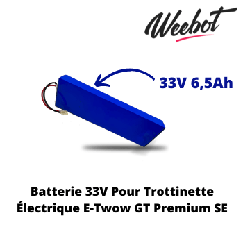 Batterie Trottinette Électrique 33V GT Premium SE - E-TWOW (Batterie Uniquement)