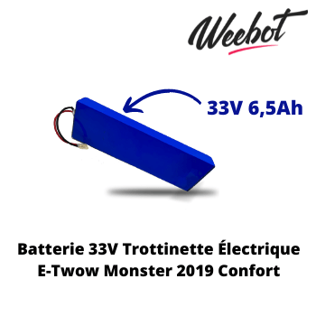 Batterie Trottinette Électrique 33V Monster 2019 Confort - E-TWOW (Batterie Uniquement)