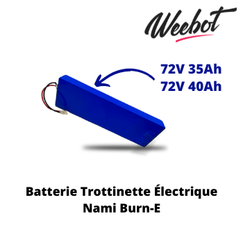 Batterie Trottinette Électrique 72V Burn-E - Nami (Batterie Uniquement)