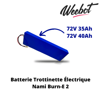 Batterie Trottinette Électrique 72V Burn-E 2 - Nami (Batterie Uniquement)