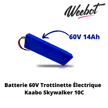 Batterie Trottinette Electrique 60V Skywalker 10C - Kaabo (Batterie Uniquement)