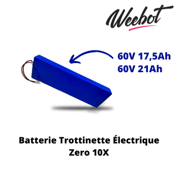 Batterie Trottinette Electrique 60V Z10X - Zero (Batterie Uniquement)