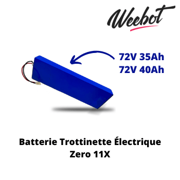 Batterie Trottinette Electrique 72V Z11X - Zero (Batterie Uniquement)