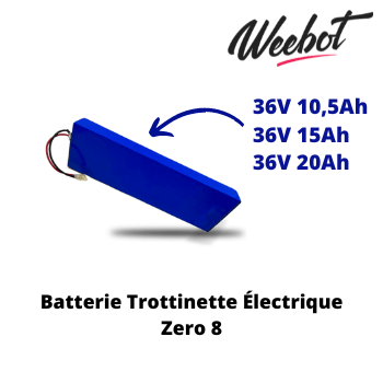 Batterie Trottinette Électrique 36V Z8 - Zero (Batterie Uniquement)