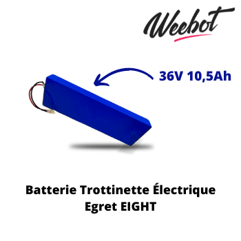 Batterie Trottinette Électrique 36V EIGHT - Egret (Batterie Uniquement)