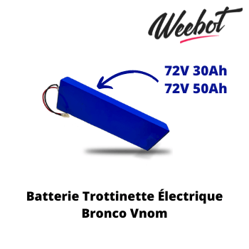 Batterie Trottinette Électrique Vnom 72V - Bronco (Batterie Uniquement)