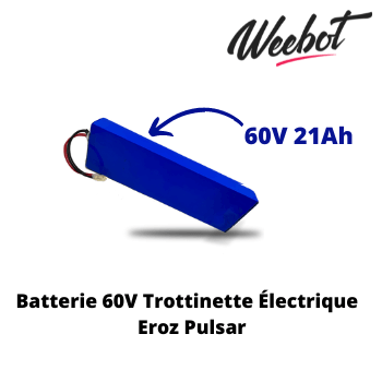 Batterie Trottinette Electrique 60V Eroz Pulsar - Weebot (Batterie Uniquement)