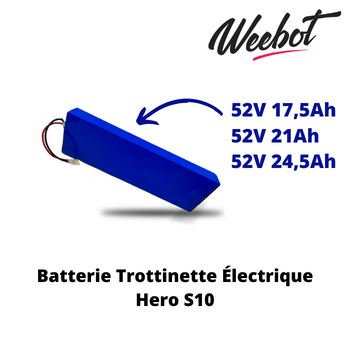 Batterie Trottinette Électrique 52V S10 - Hero (Batterie Uniquement)