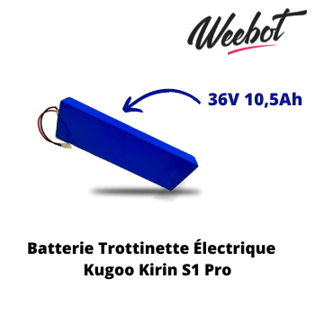 Batterie Trottinette Électrique 36V Kirin S1 Pro - Kugoo (Batterie Uniquement)