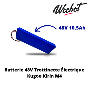 Batterie Trottinette Électrique 48V Kirin M4 - Kugoo (Batterie Uniquement)