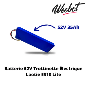 Batterie Trottinette Electrique 52V ES18 Lite - Laotie (Batterie Uniquement)