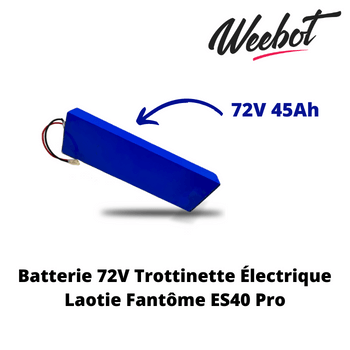 Batterie Trottinette Electrique 72V Fantôme ES40 Pro - Laotie (Batterie Uniquement)