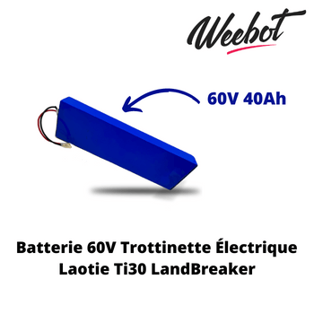 Batterie Trottinette Electrique 60V Ti30 LandBreaker - Laotie (Batterie Uniquement)