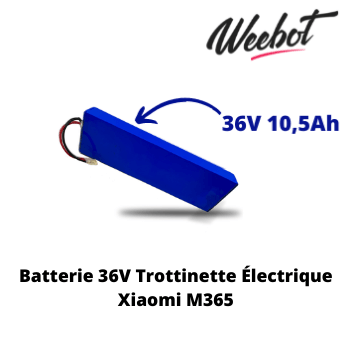 Batterie Trottinette Électrique 36V M365 Original, Essential, 1S - Xiaomi (Batterie Uniquement)