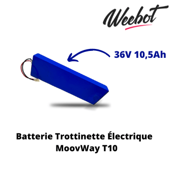 Batterie Trottinette Électrique 36V T10 - MoovWay (Batterie Uniquement)