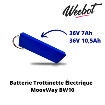 Batterie Trottinette Électrique 36V BW10 - MoovWay (Batterie Uniquement)