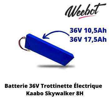 Batterie Trottinette Électrique 36V Skywalker 8H - Kaabo (Batterie Uniquement)