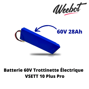 Batterie Trottinette Électrique 60V 10 Plus Pro - VSETT (Batterie Uniquement)