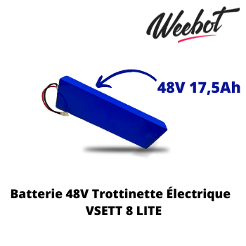 Batterie Trottinette Électrique 48V 8 LITE - VSETT (Batterie Uniquement)