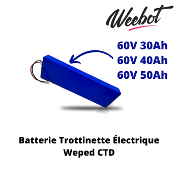 Batterie Trottinette Electrique 60V CTD - Weped (Batterie Uniquement)