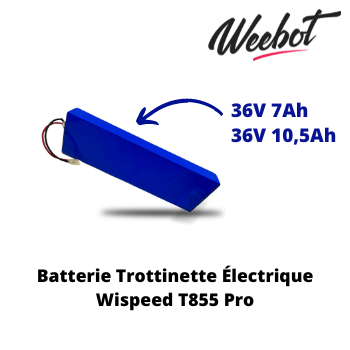 Batterie Trottinette Électrique 36V T855 Pro - Wispeed (Batterie Uniquement)