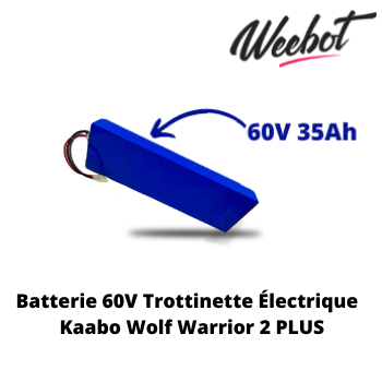 Batterie Trottinette Electrique 60V Wolf Warrior 2 Plus - Kaabo (Batterie Uniquement)