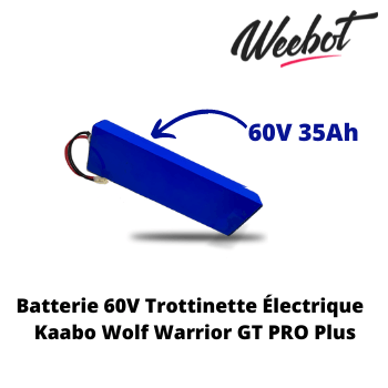 Batterie Trottinette Electrique 60V Wolf Warrior GT Pro Plus - Kaabo (Batterie Uniquement)