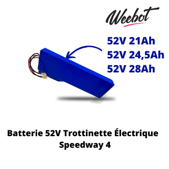 Batterie Trottinette Électrique 52V Speedway 4 - Minimotors (Batterie Uniquement)