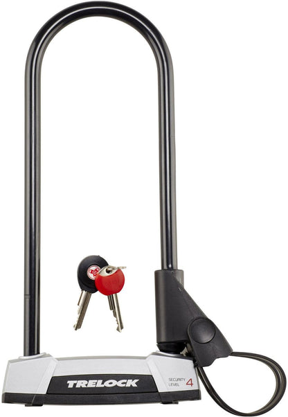 Cadenas de vélo en U avec clé Trelock BS 450