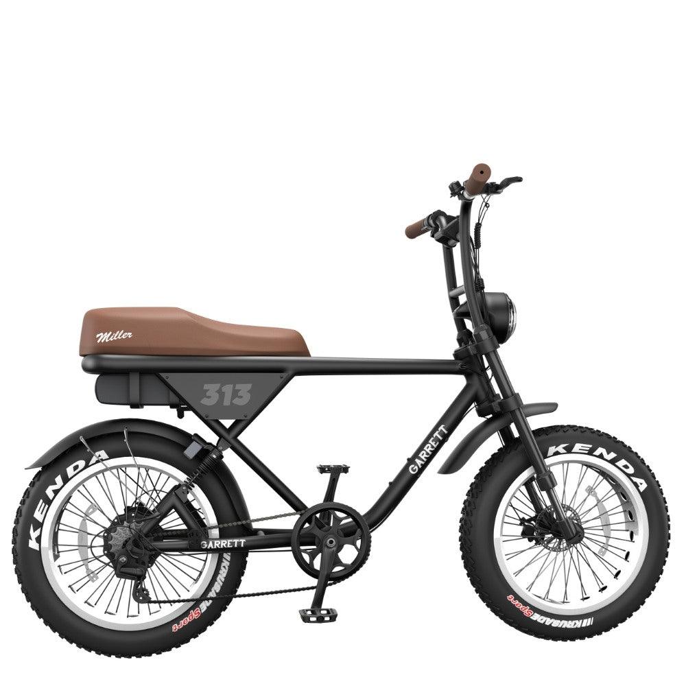 Vélo électrique Garrett Miller Z biplace cargo - Noir