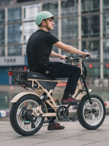 Vélo électrique Garrett Miller Z biplace cargo - Noir