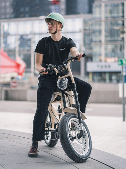 Vélo électrique Garrett Miller Z biplace cargo - Vert Militaire